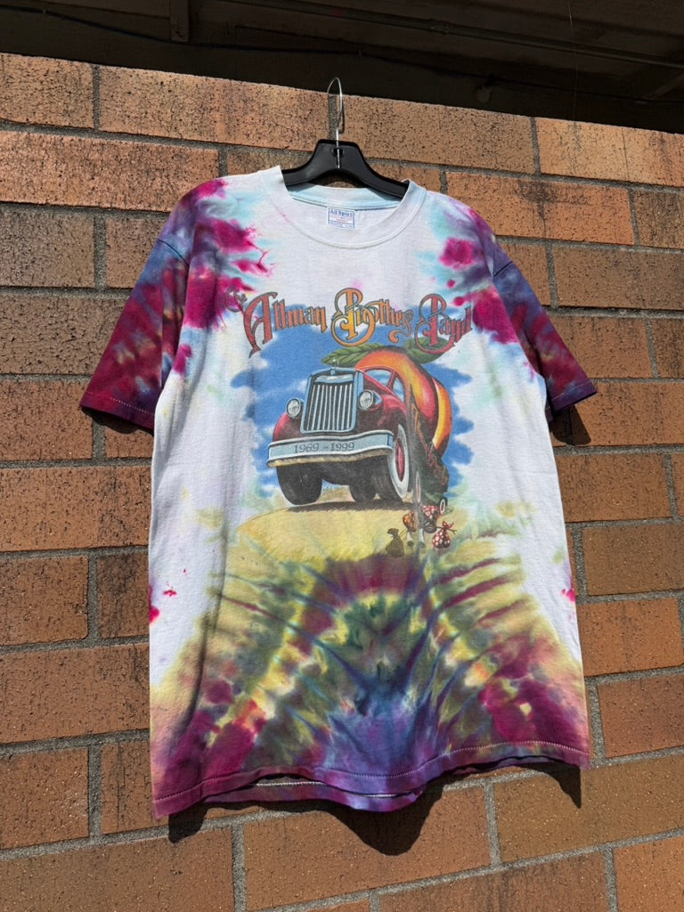 1999 Allman Brothers Band Hand Dyed Tour Tee Size XL