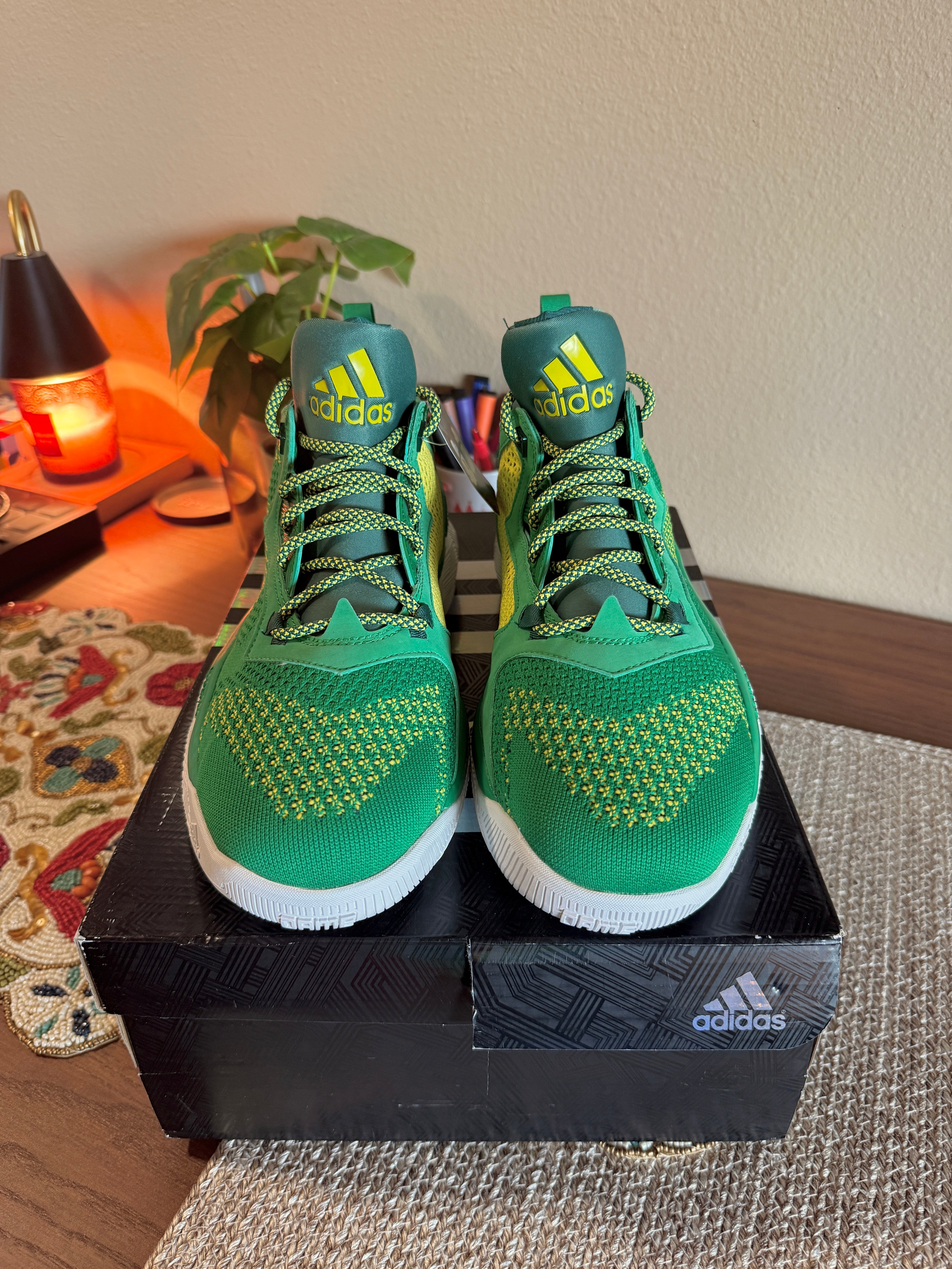Adidas D Lillard 2 Oakland A's Size 11.5