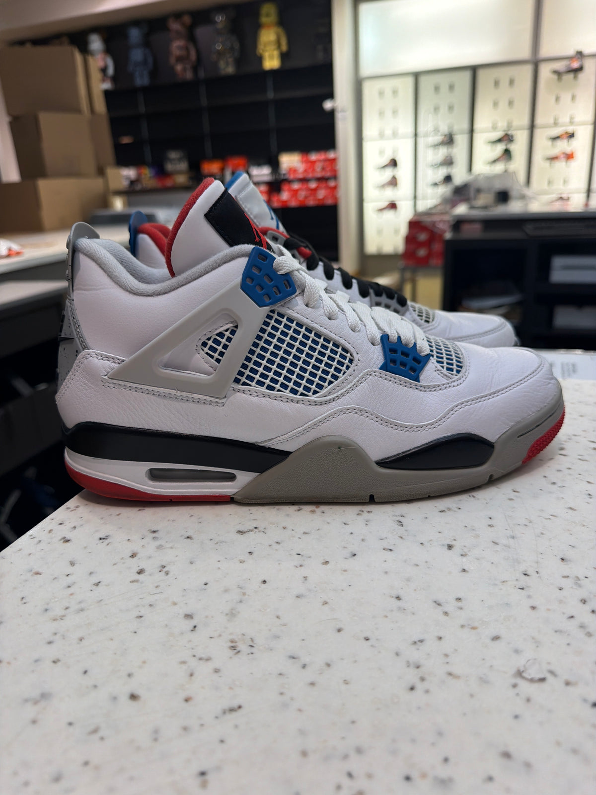 Jordan 4 Retro What The SZ 9 USED