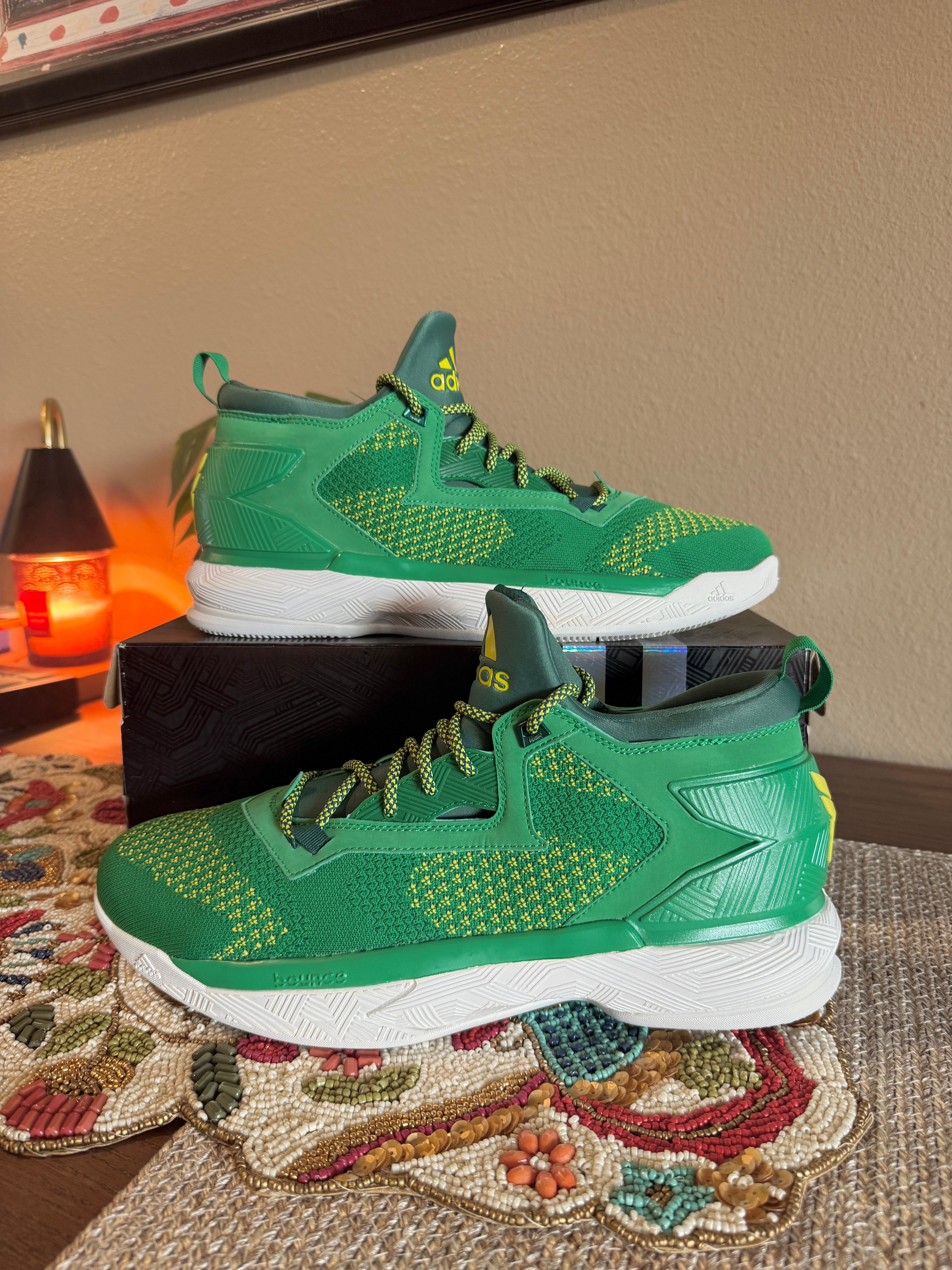 Adidas D Lillard 2 Oakland A's Size 11.5
