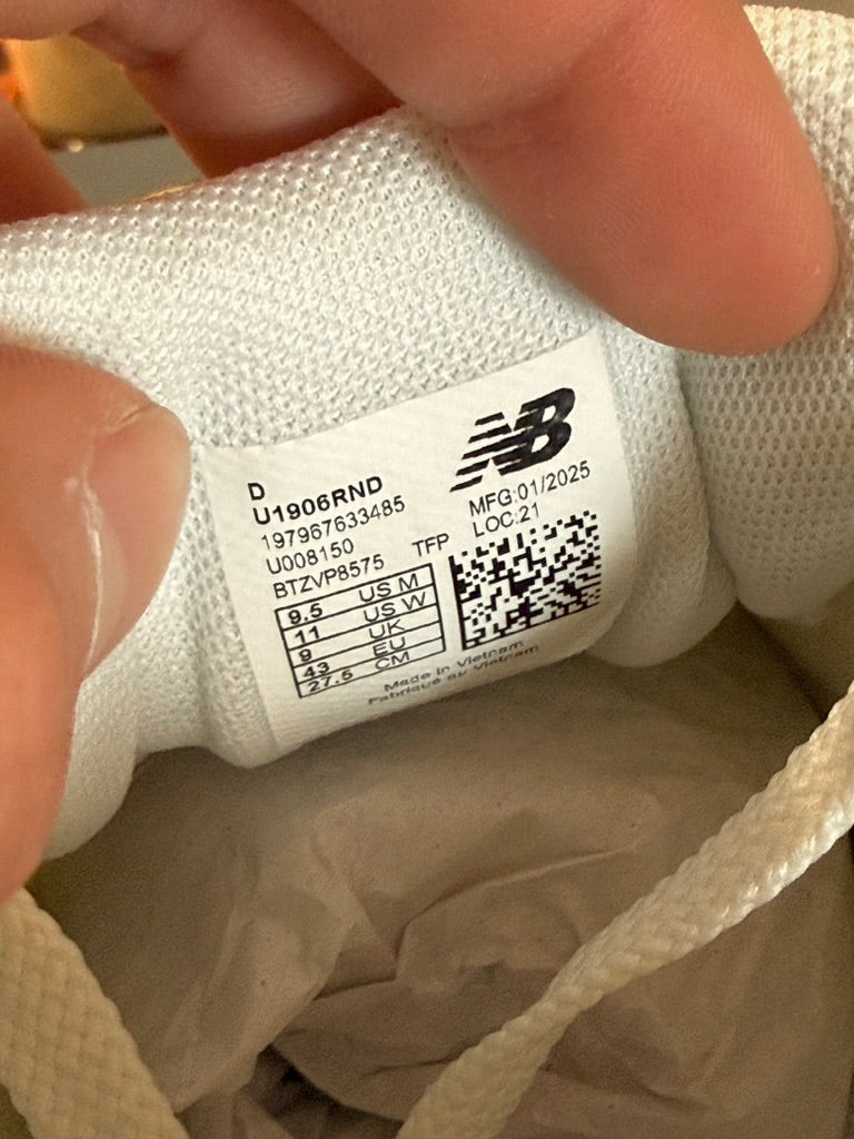 New Balance 1906R Yellow Parchment Size 9.5