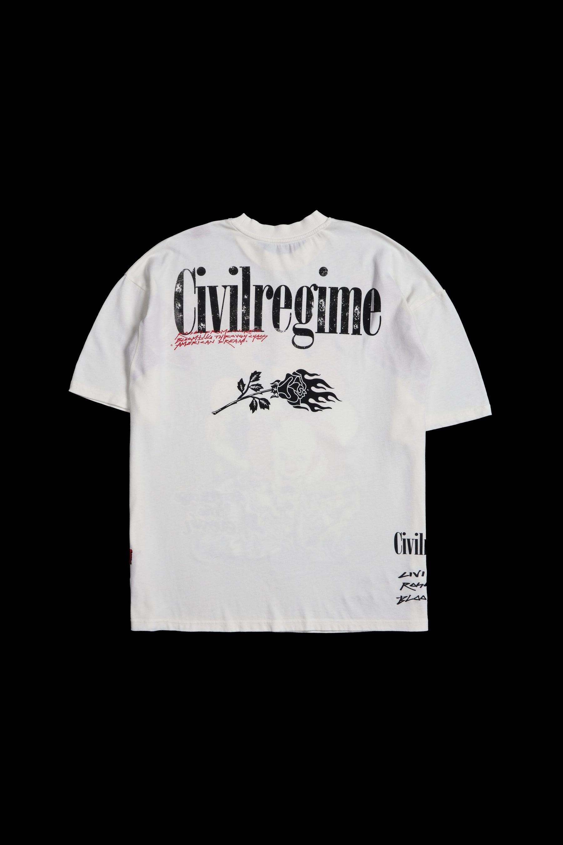 Civil Regime Pennywise's Chaos Oversized Tee Butter Sz Small