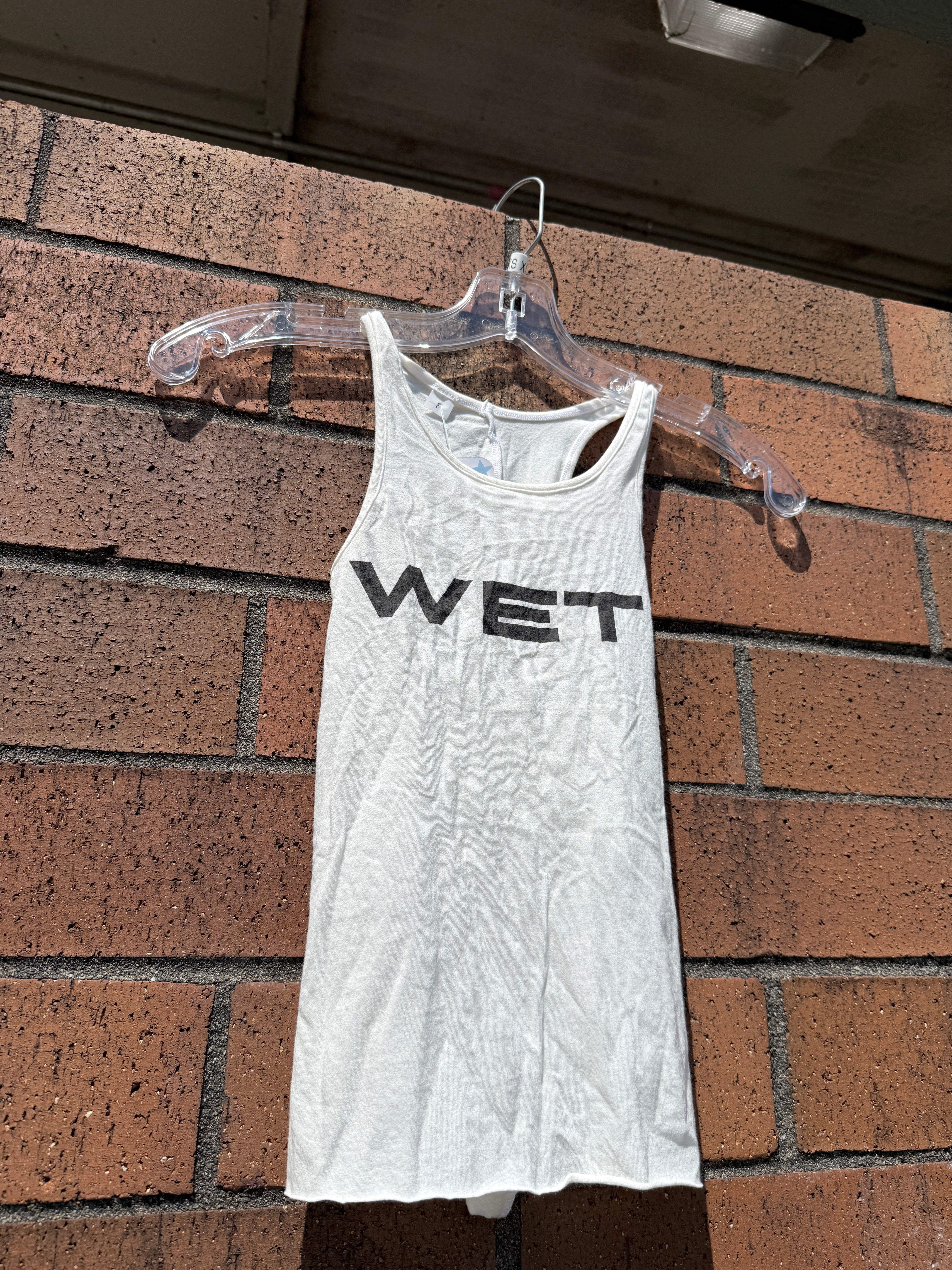 Women’s Yeezy x Mowalola Wet Tank Top White Size 2 (M/L)