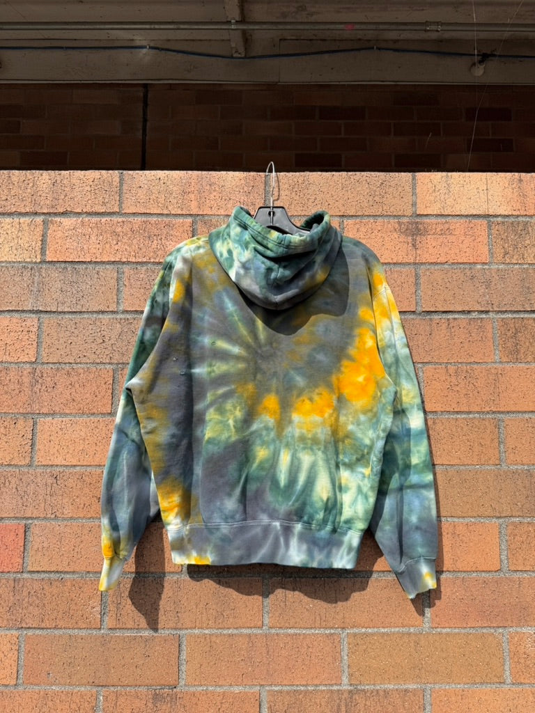 Y2K Nike Oregon Ducks Hand Dyed Hoodie Size M