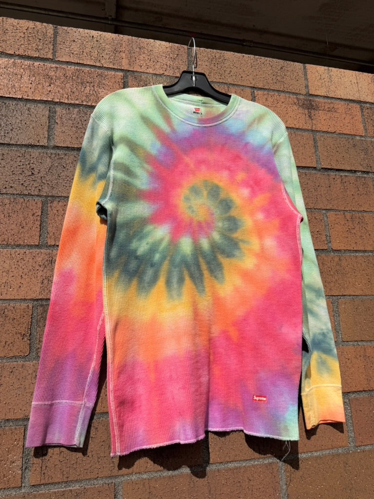 Supreme Hanes Hand Dyed Thermal Shirt Size L