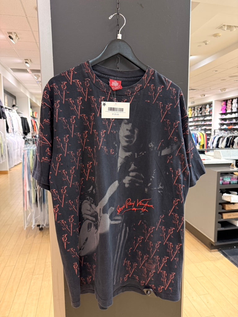 90s Balzout Stevie Ray Vaughan AOP Tee Sz XL