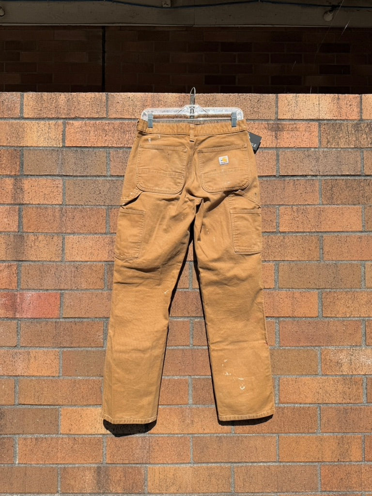 Carhartt Dark Tan Rugged Flex Relaxed Fit Double Knees Sz 30x32