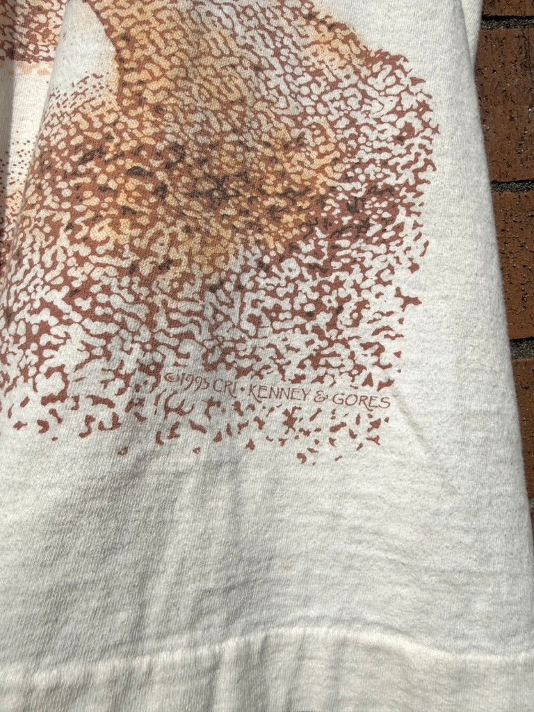 1995 Jerry Garcia Liquid Blue Memorial Tee Size XL