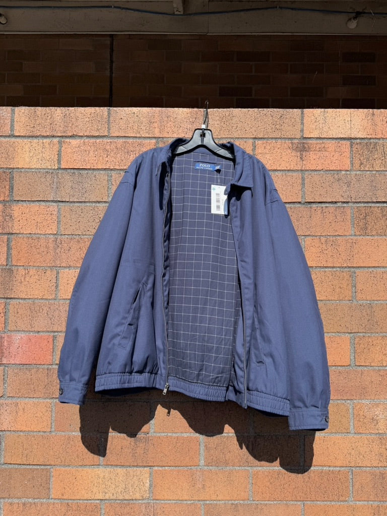 2017 Polo Ralph Lauren Navy Blue Harrington Jacket Size XXL