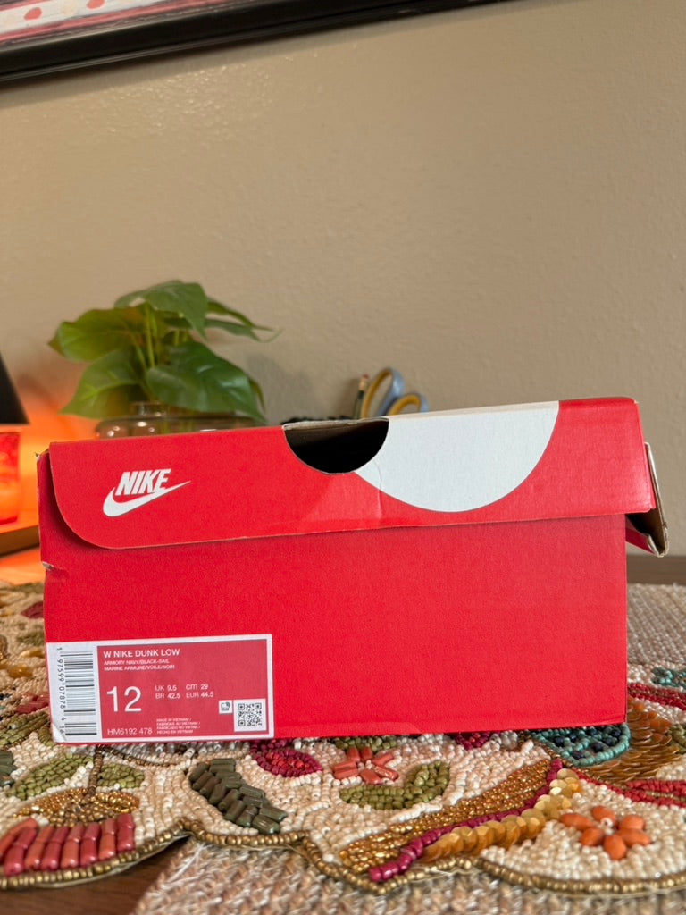 Nike Dunk Low Armory Navy Size 10.5M / 12W USED