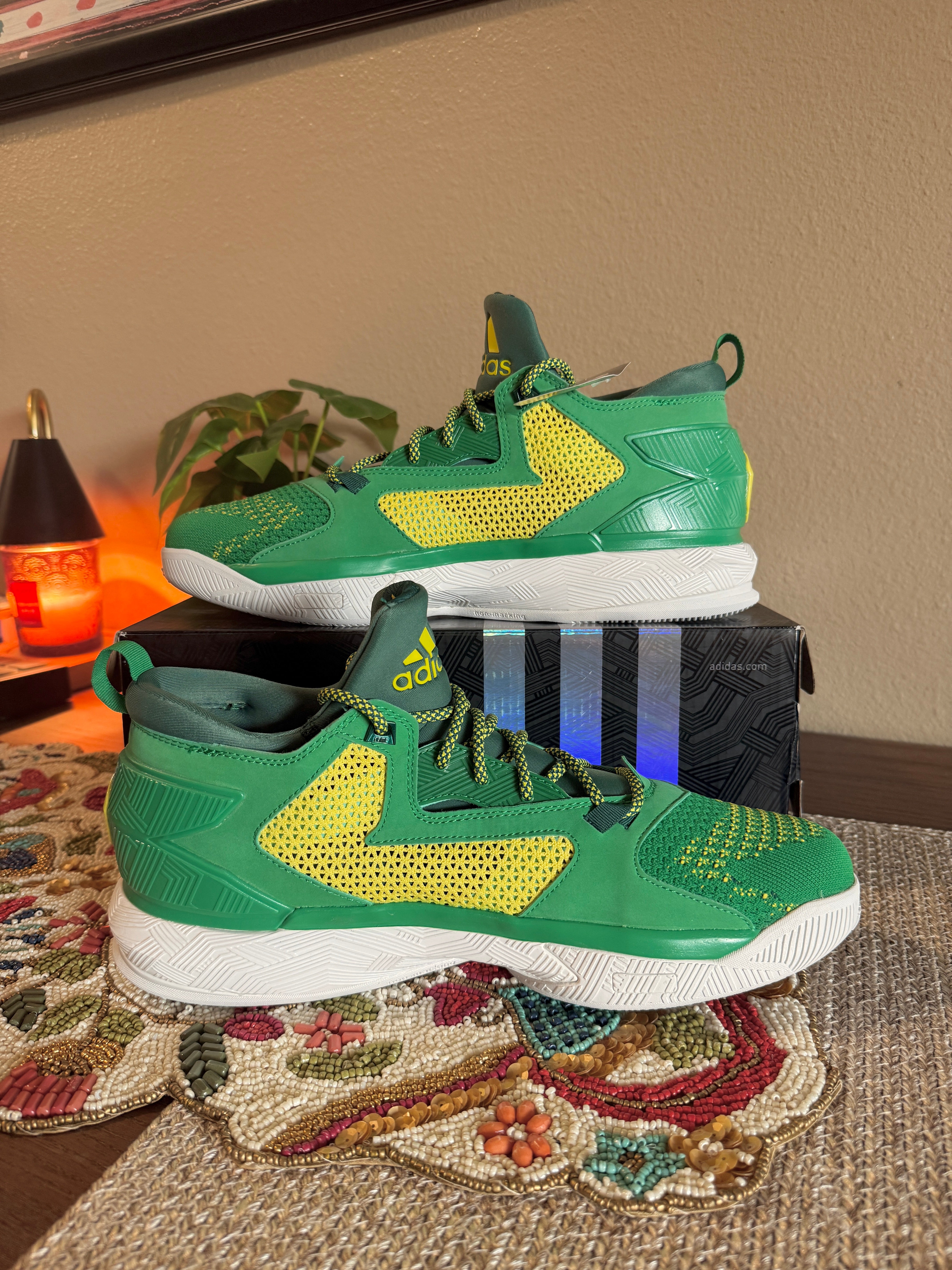Adidas D Lillard 2 Oakland A's Size 11.5