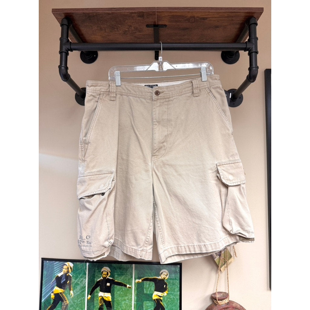 Y2K Polo Ralph Lauren Jeans Co Beige Cargo Shorts