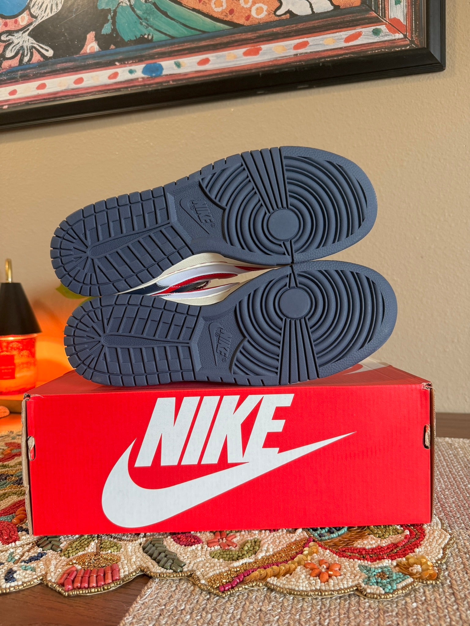 Nike Dunk Low Boston Red Sox Size 9
