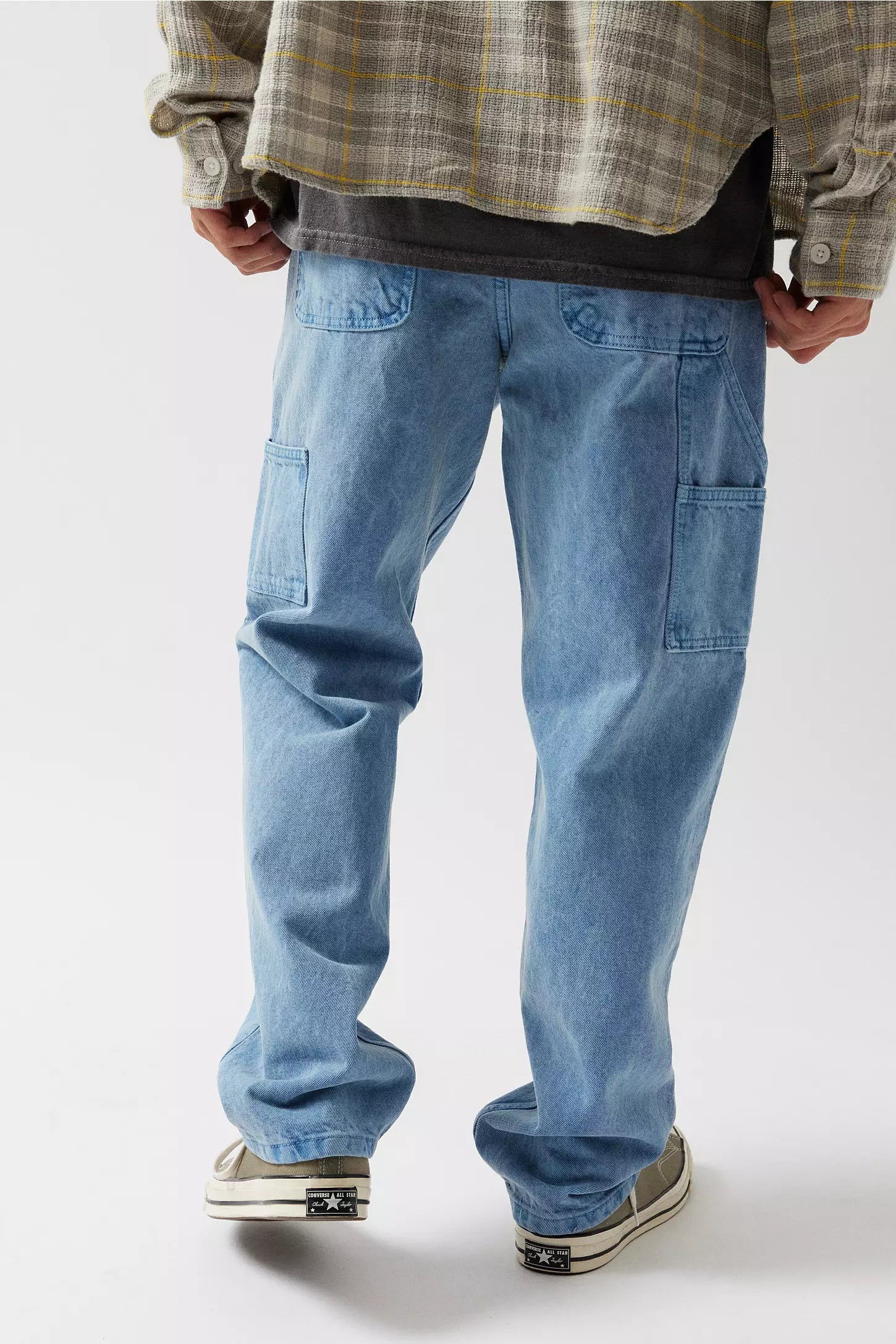 BDG Straight Utility Light Wash Denim Work Jeans Sz 30x30