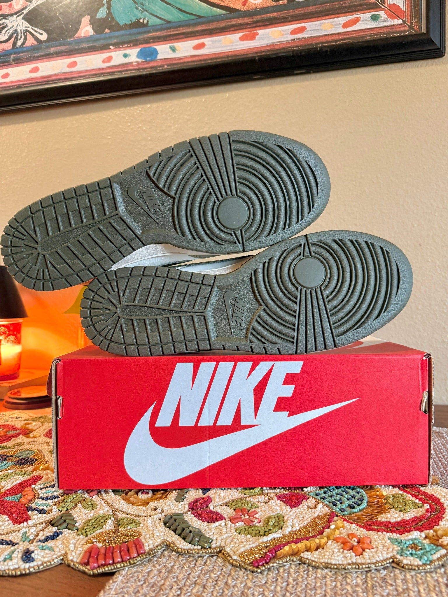 Nike Dunk Low Retro Rough Green Size 12.5