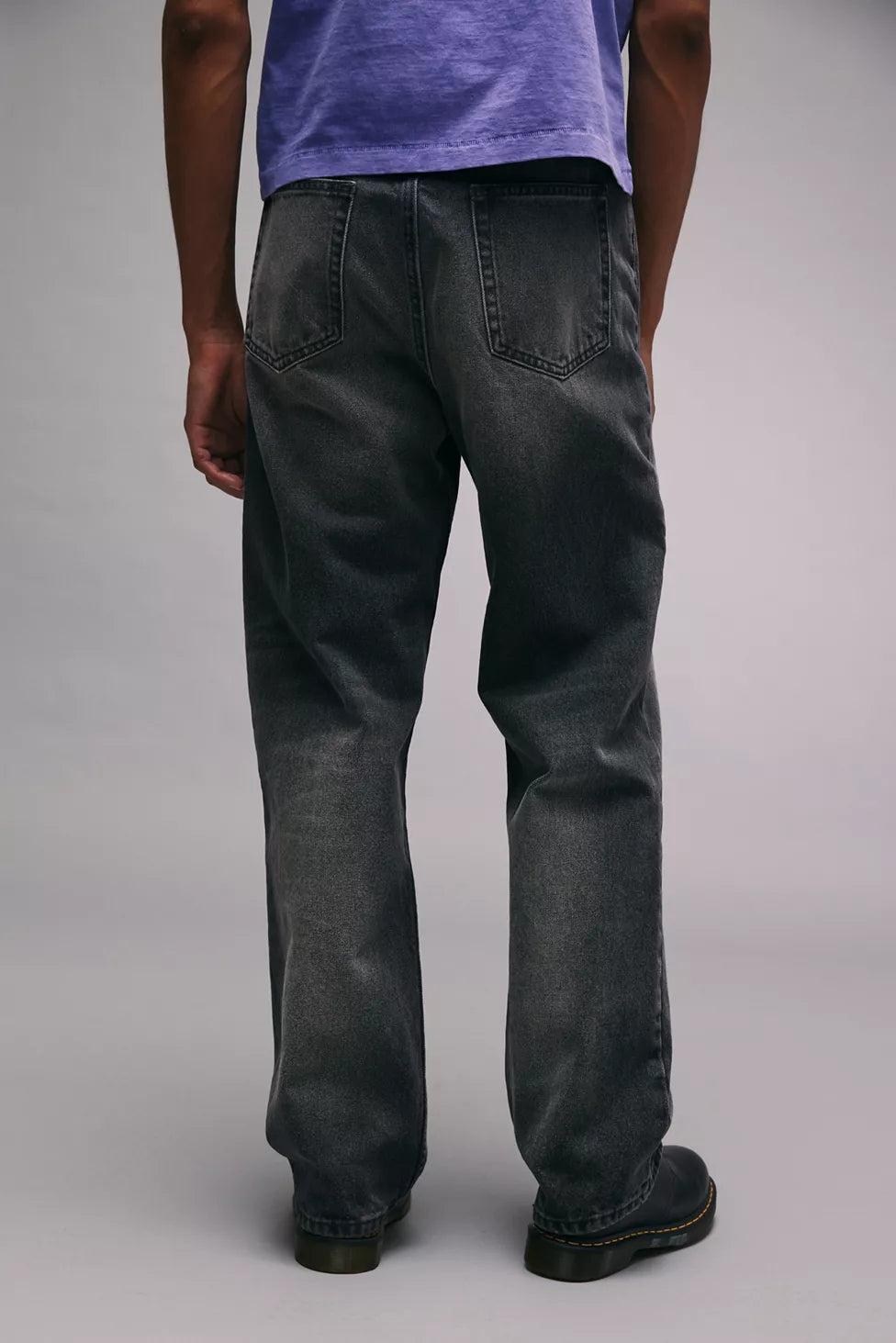 UO BDG Tinted Denim Baggy Skate Jean Dark Grey Sz 31x32