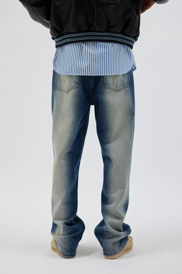 BDG Tinted Medium Wash Denim Baggy Skate Jeans Sz 34x30