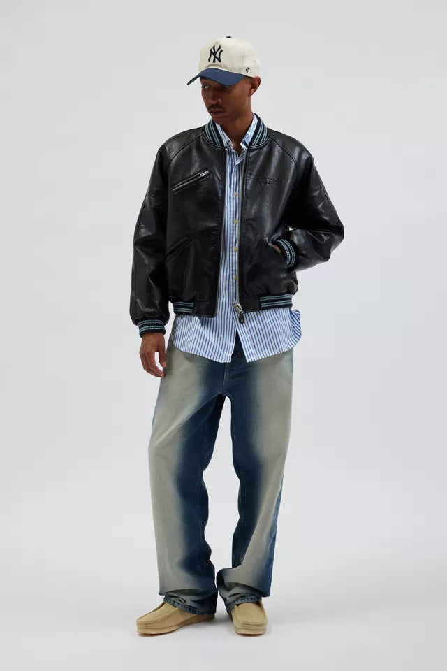 BDG Tinted Medium Wash Denim Baggy Skate Jeans Sz 34x30