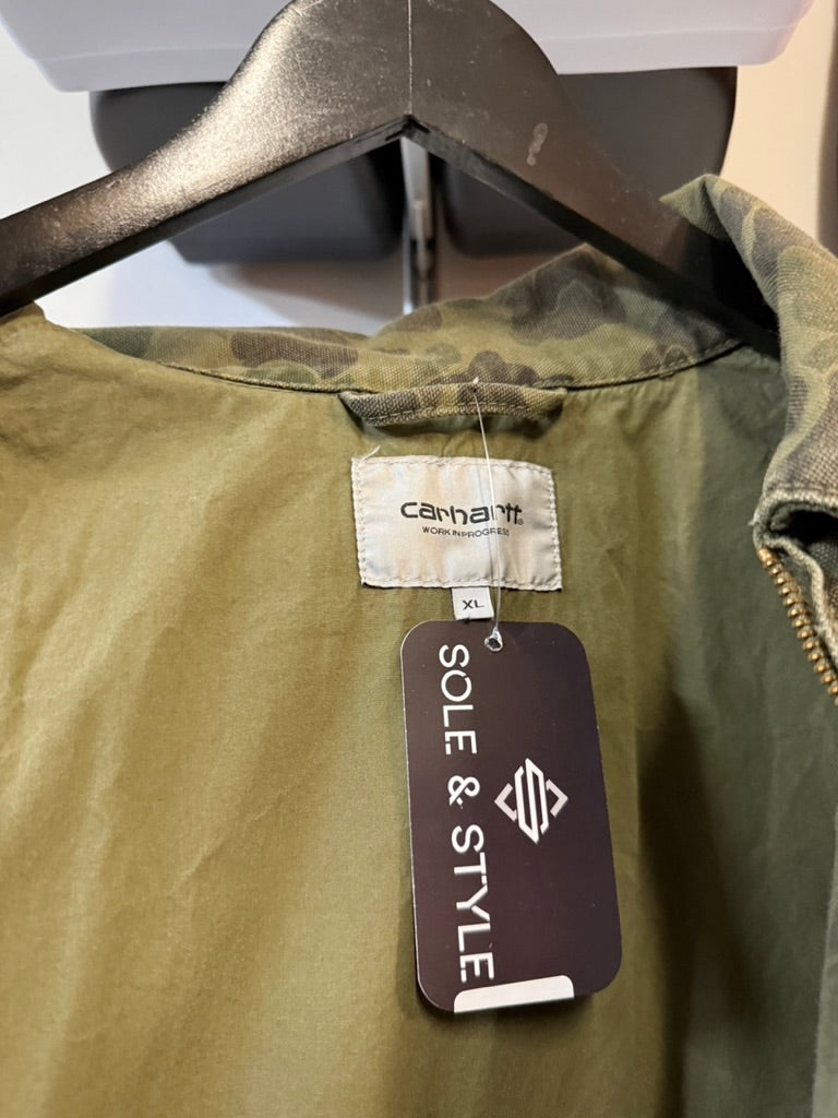 Carhartt WIP Duck Camo Detroit Jacket Size XL