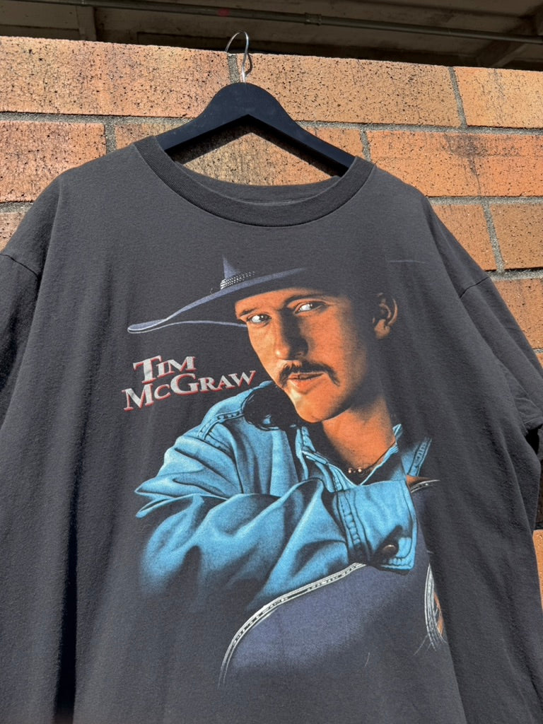 90s Tim McGraw Turbo Tonkin Tee Size XL