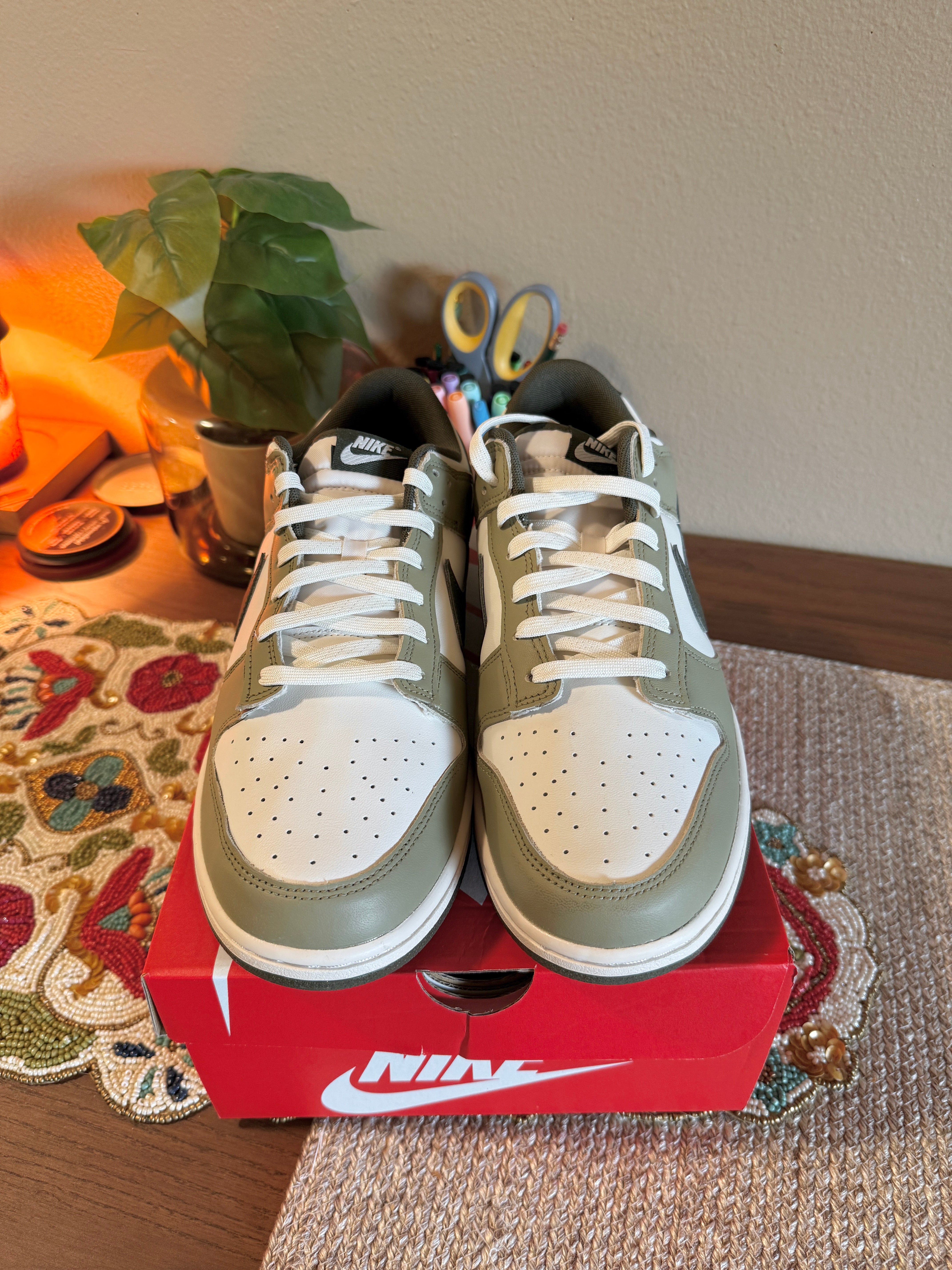 Nike Dunk Low Retro Rough Green Size 12.5