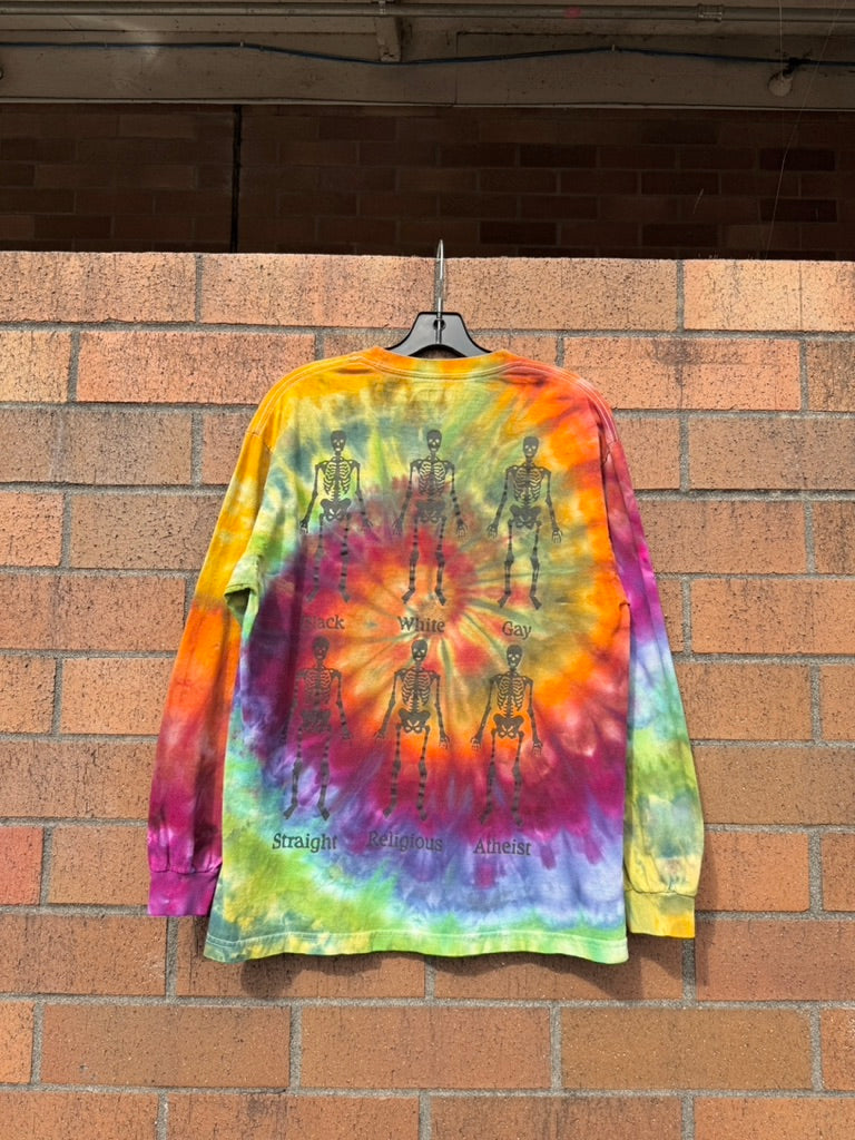 Pleasures Equality Hand Dyed Long Sleeve Tee Size L