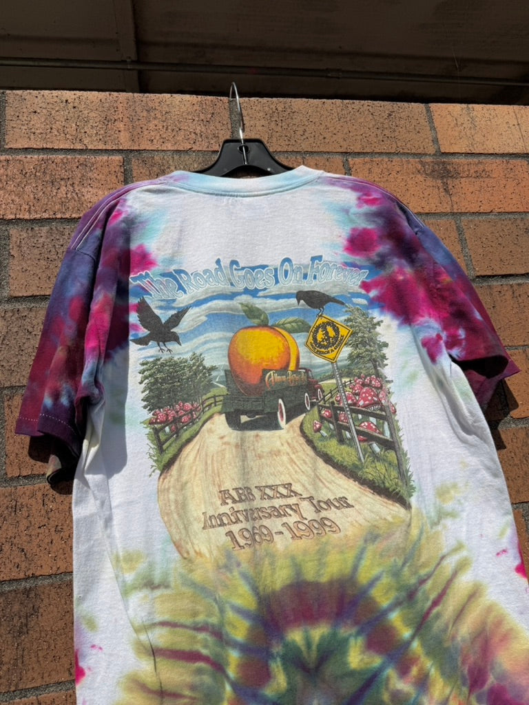1999 Allman Brothers Band Hand Dyed Tour Tee Size XL