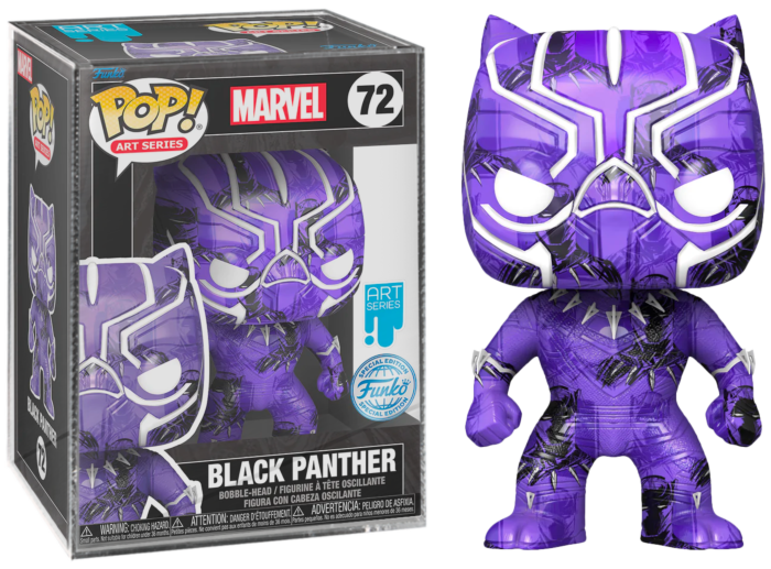 MARVEL ARTIST SERIES : BLACK PANTHER FUNKO POP #72