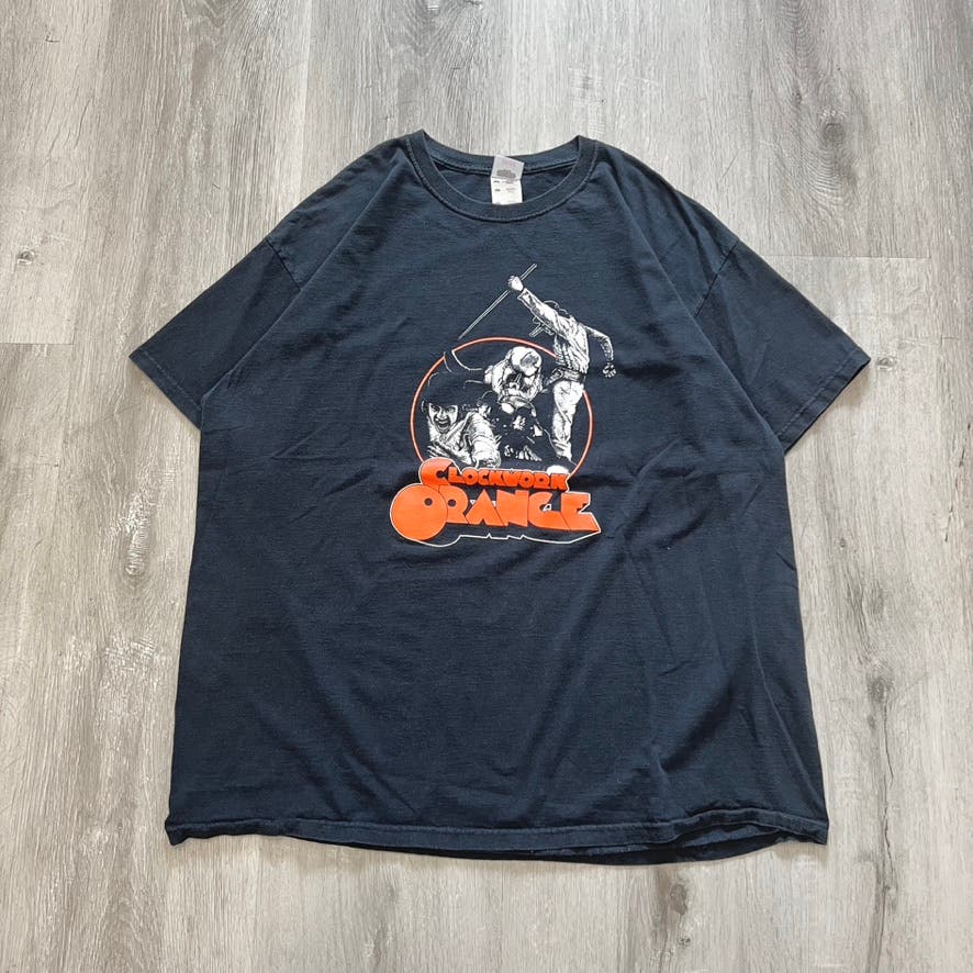 Y2K A Clockwork Orange Movie Promo Tee 2XL