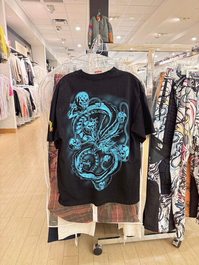 Warren Lotas x DBZ Pink Guy (Majin Buu) Tee Black Size M USED