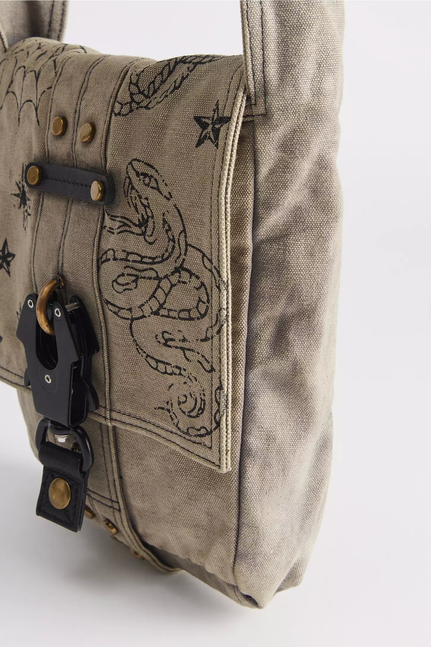 UO Goth Canvas Sling Bag