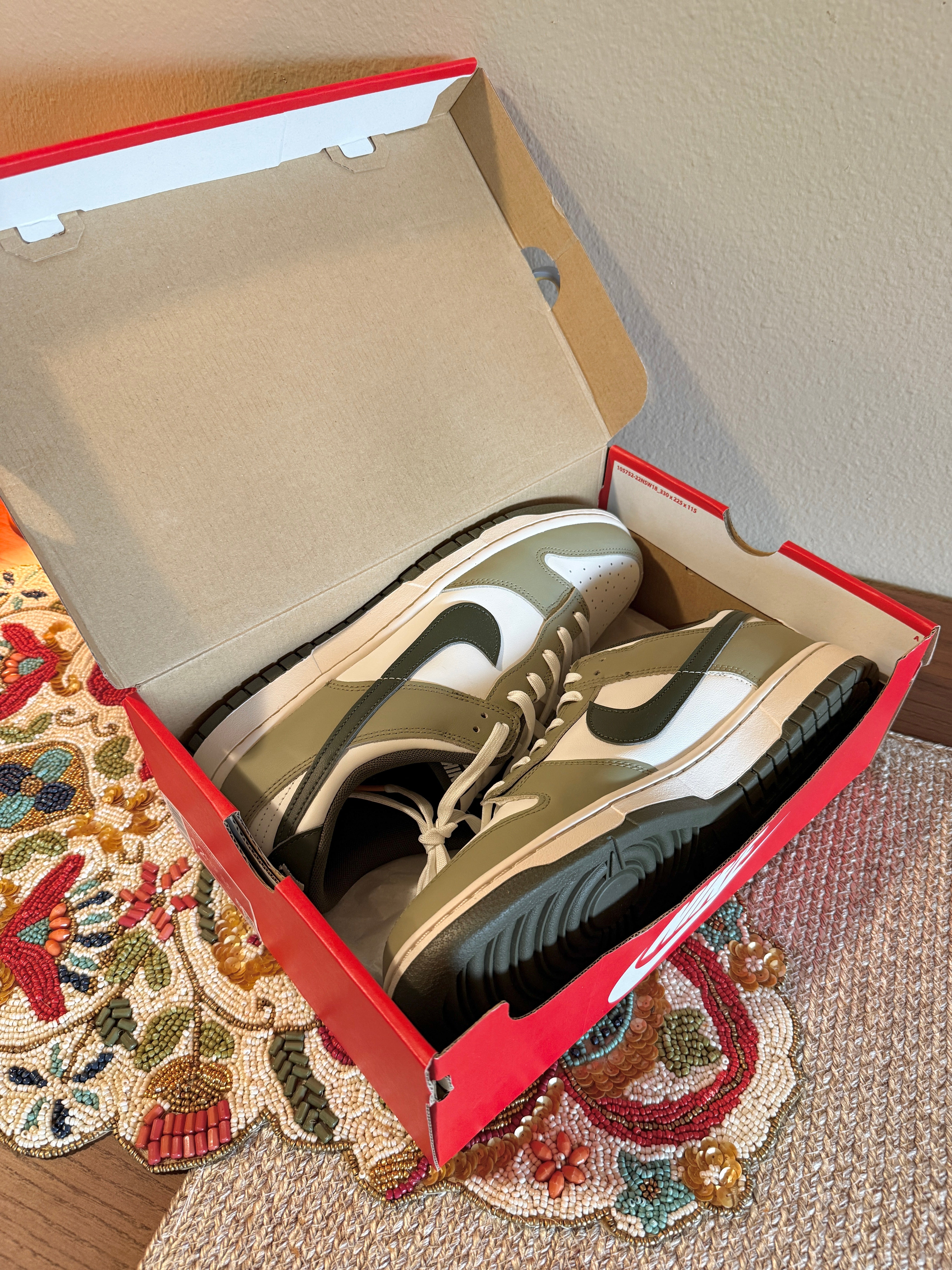 Nike Dunk Low Retro Rough Green Size 13