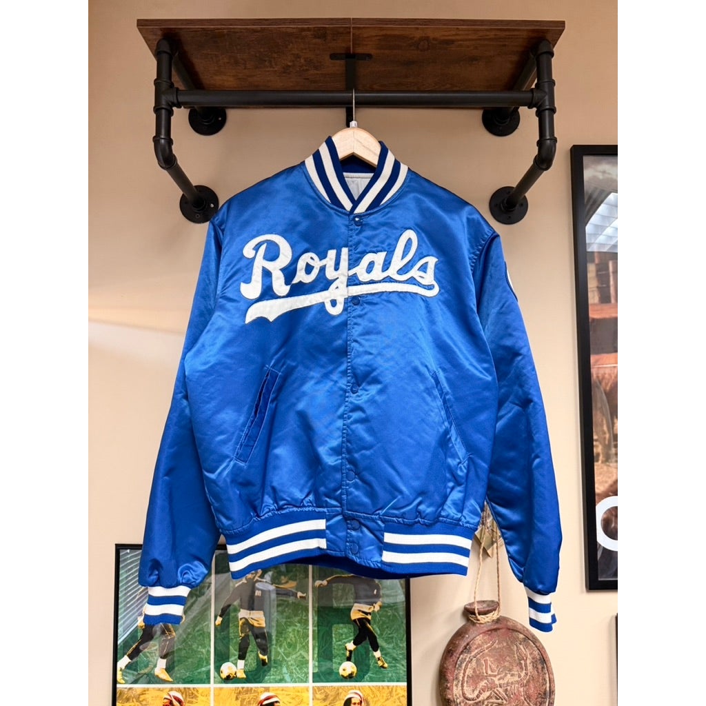80s Kansas City Royals Satin Starter Jacket