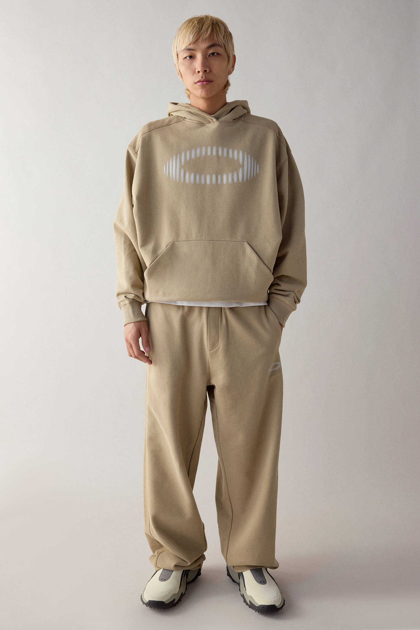 Oakley Open Hem Straight Leg Sweatpant Pebble Sz XL