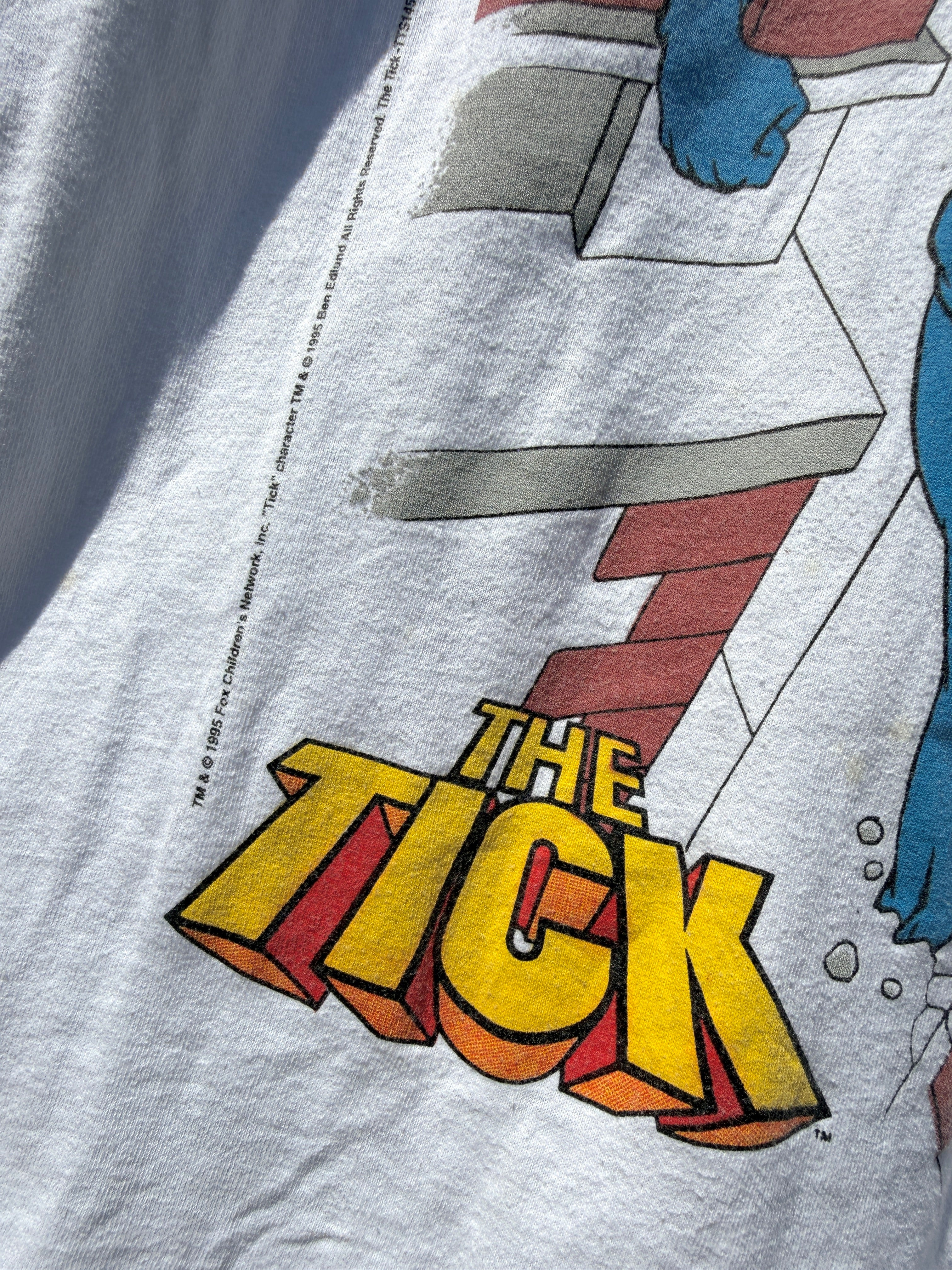1995 The Tick Evil is A-Foot Tee Size L
