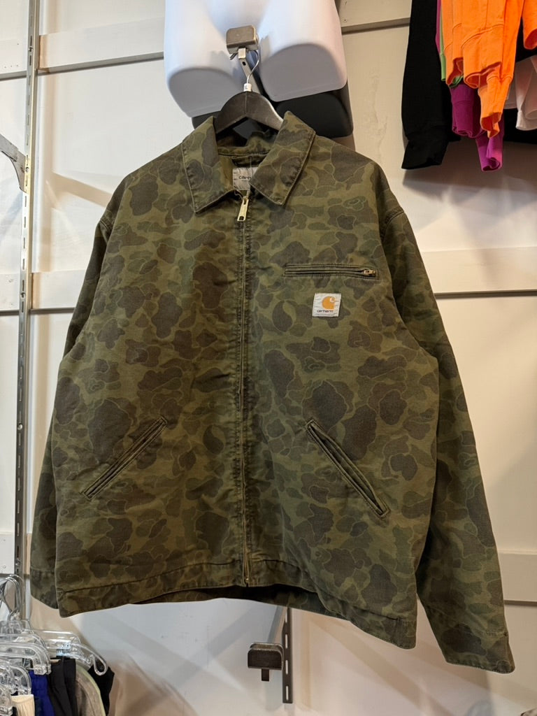 Carhartt WIP Duck Camo Detroit Jacket Size XL