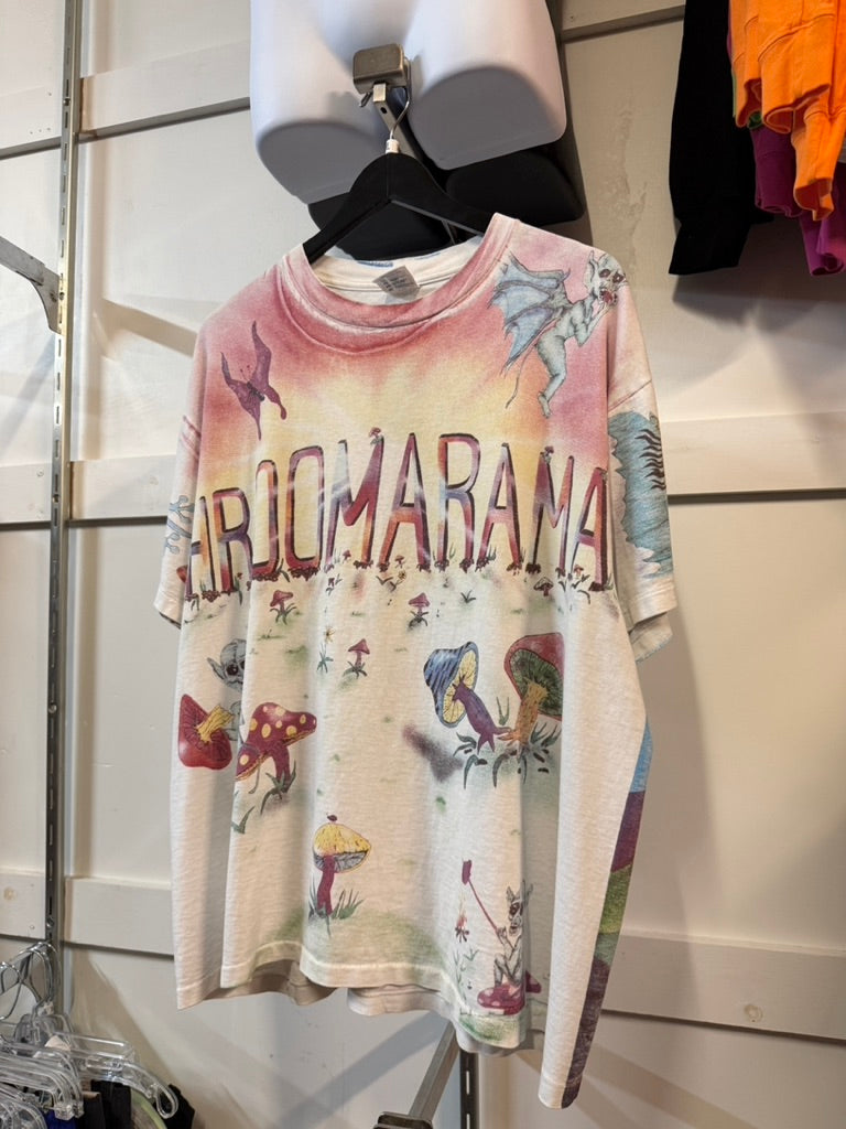90s Shroomarama All Over Print Tee Size XL