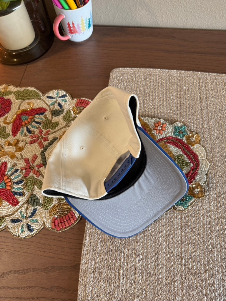 New Era LA Lakers A-Frame Snapback White / Royal USED