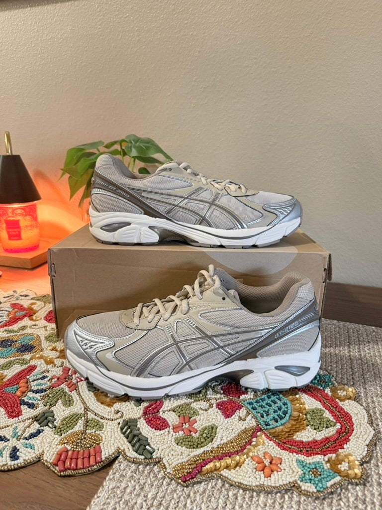 Asics GT-2160 Feather Grey Brown Storm Size 12