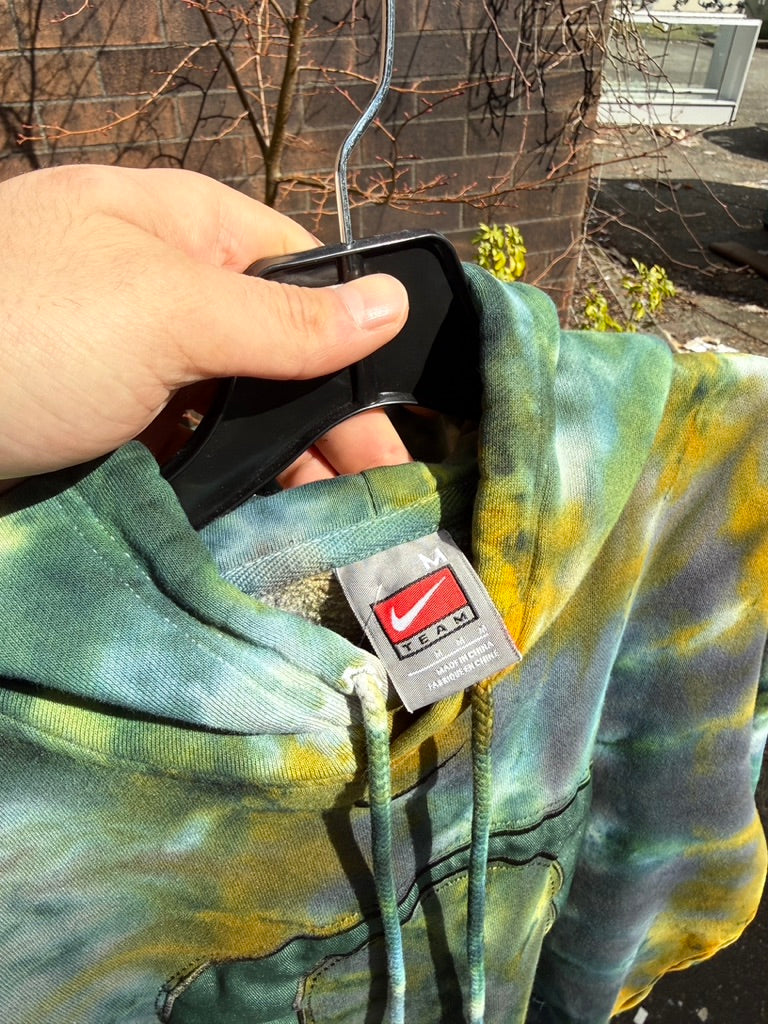 Y2K Nike Oregon Ducks Hand Dyed Hoodie Size M