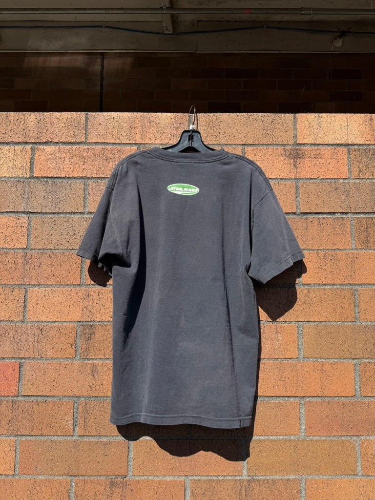 Y2K Star Wars Darth Maul Black / Green Tee Size L