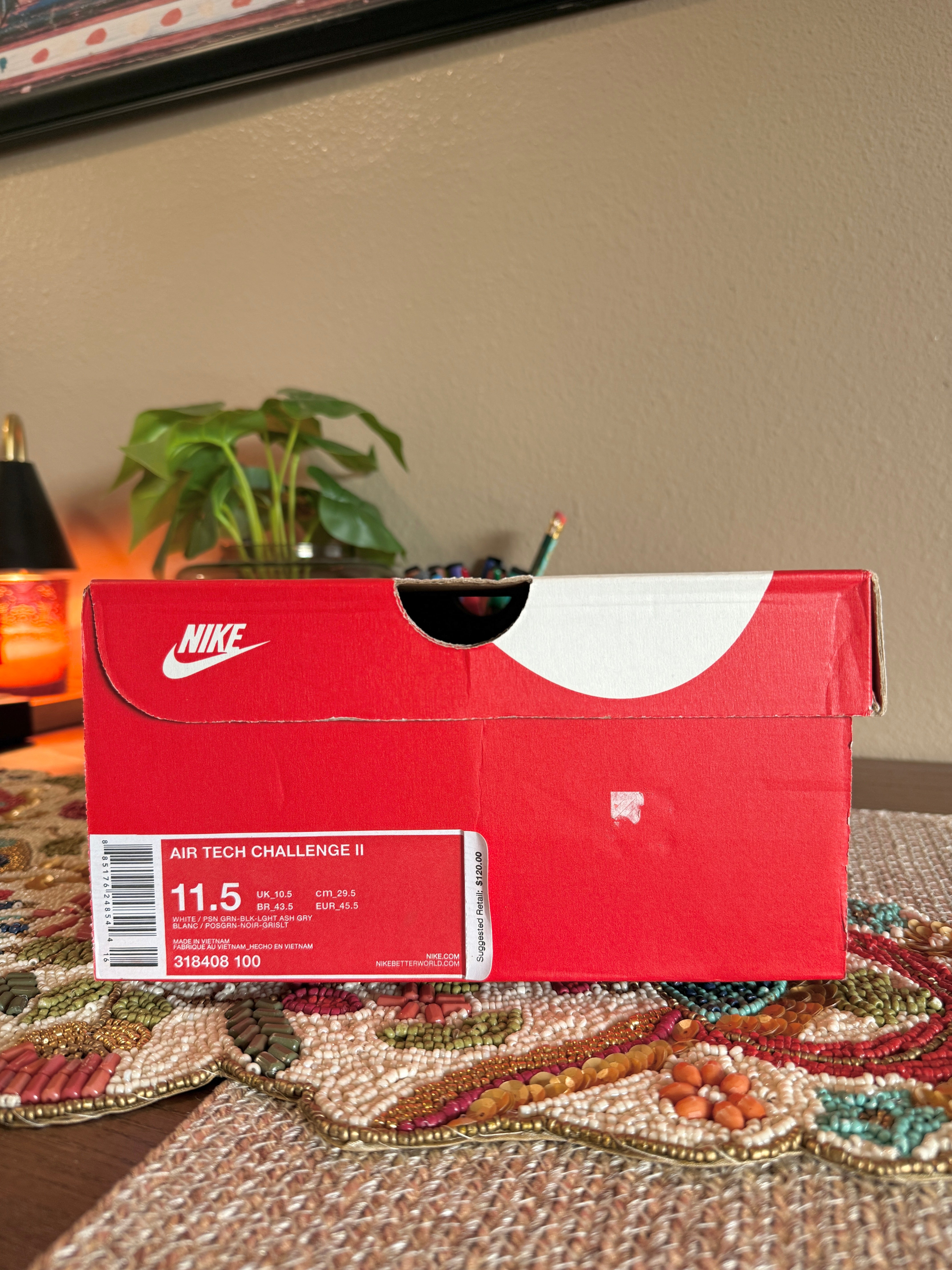 Nike Air Tech Challenge II Poison Green Size 11.5
