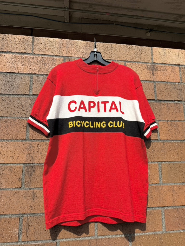 Woolistic Capital Bicycling Club Wool Cycling Jersey Size XXL