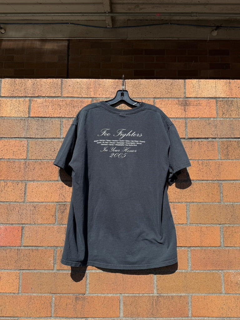 2005 Foo Fighters In Your Honor Tour Tee Size XL