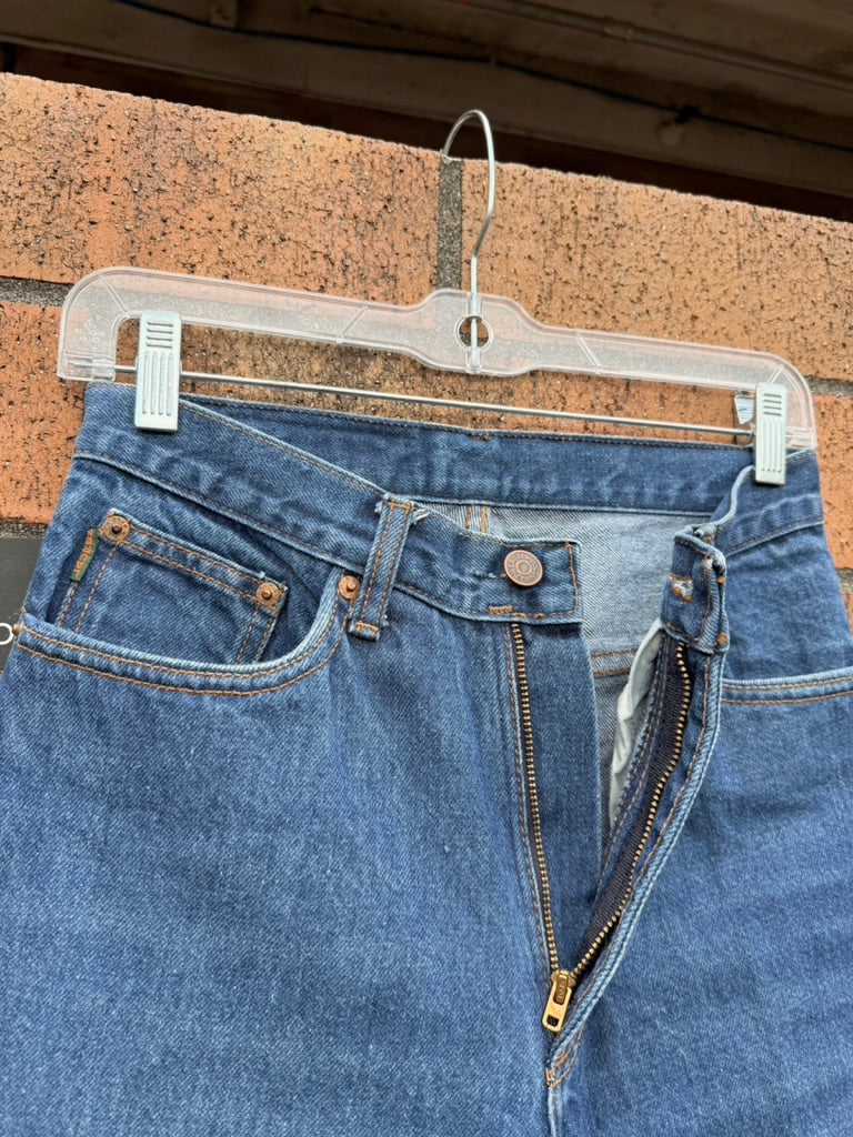 90s Ralph Lauren Dark Wash Denim Straight Leg Jeans Sz 29