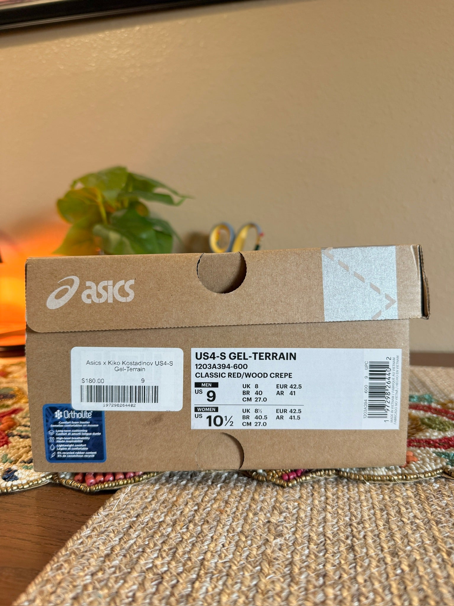 Asics US4-S Gel-Terrain x Kiko Kostadinov Classic Red Size 9
