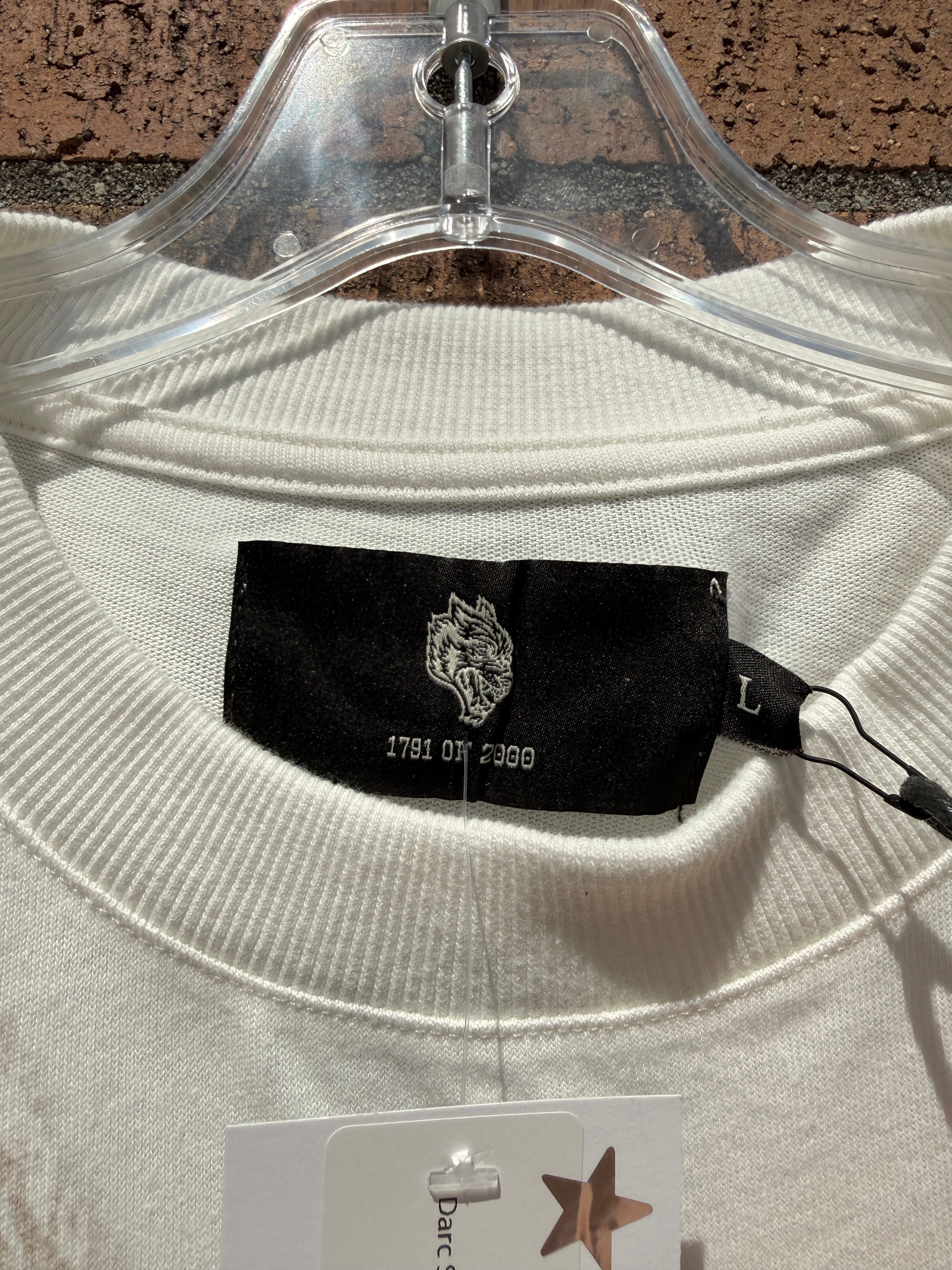 Darc Sport Heart of Thorns Oversized Tee Cream Size L