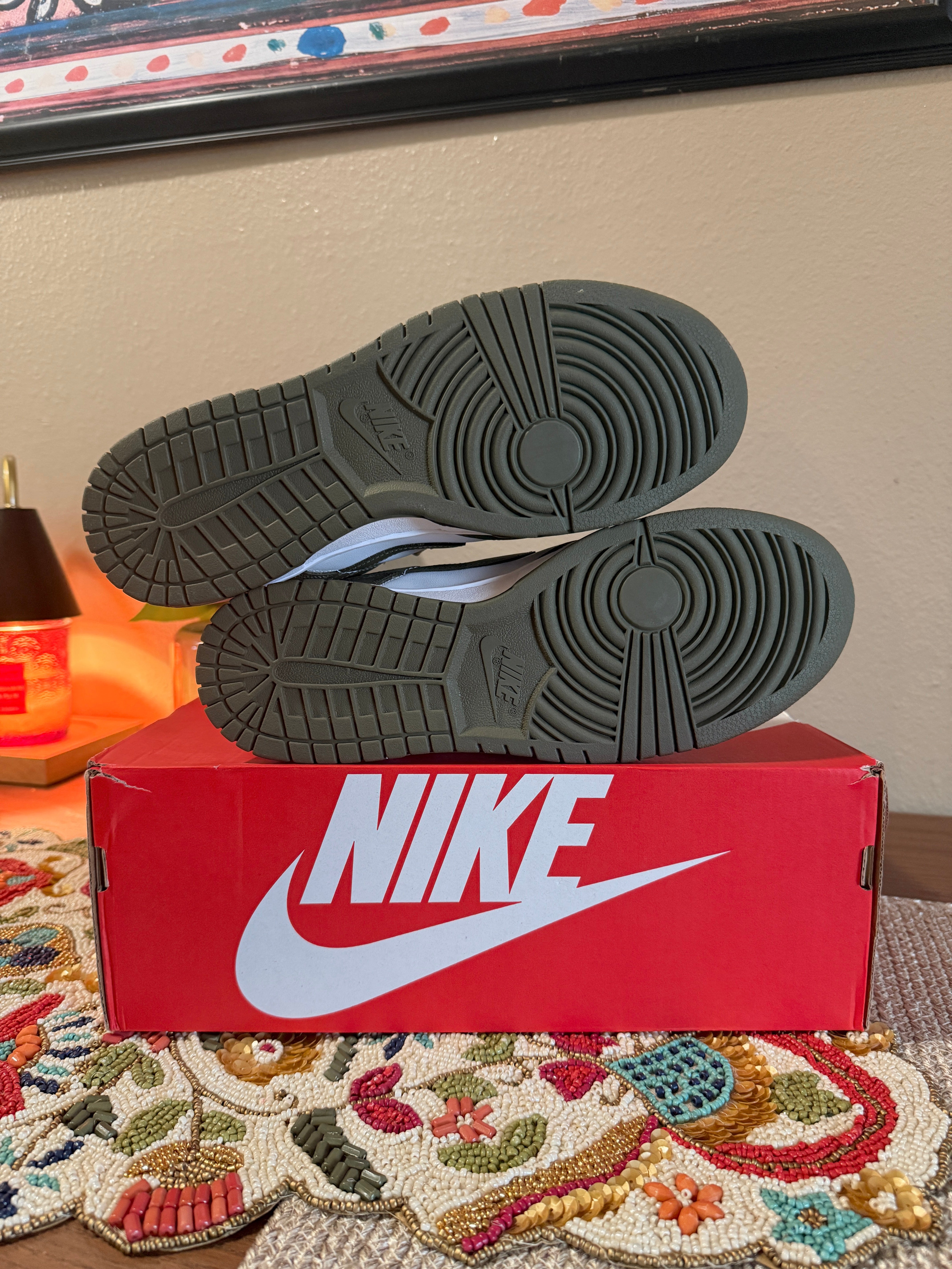 Nike Dunk Low Medium Olive Size 9.5M / 11W