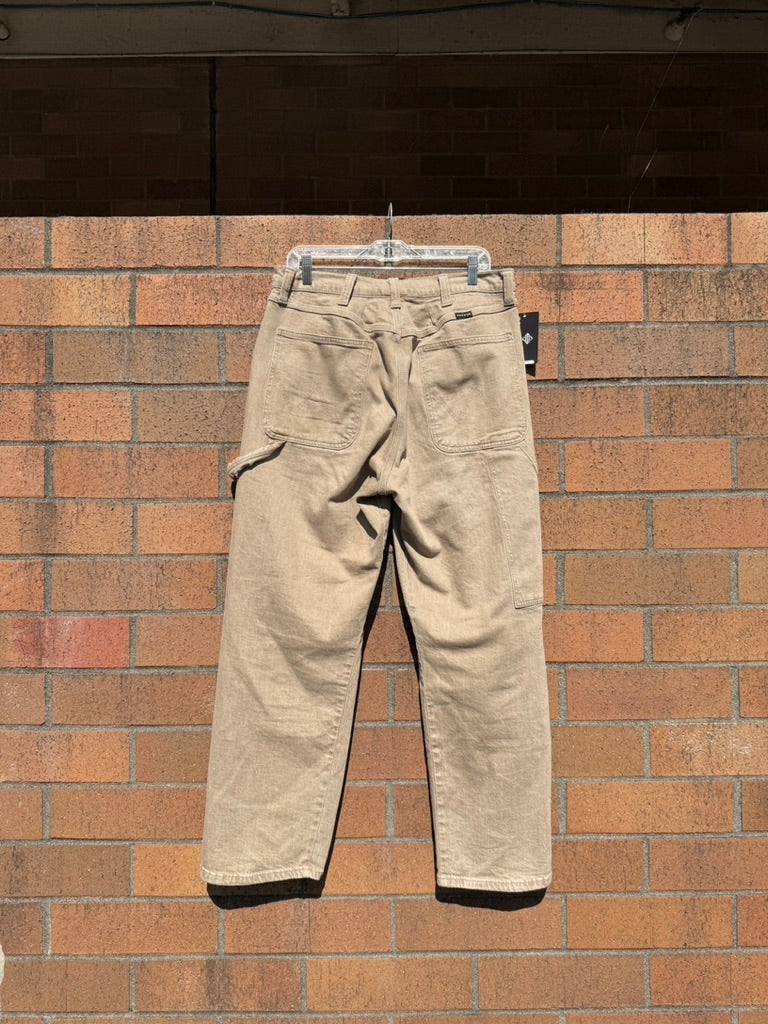 Wrangler x Pacsun Loose Fit Carpenter Pants Tan Size 34