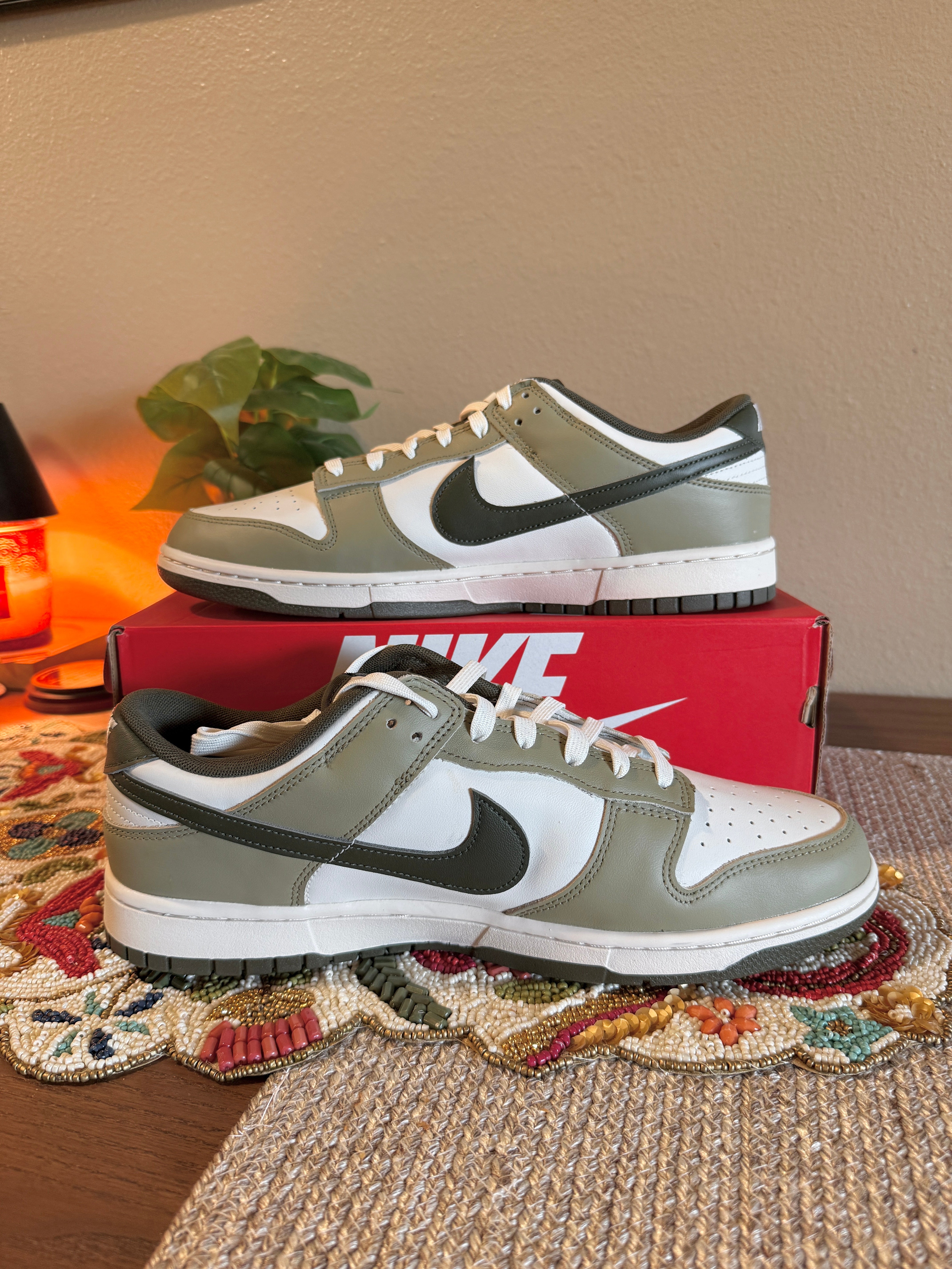 Nike Dunk Low Retro Rough Green Size 13